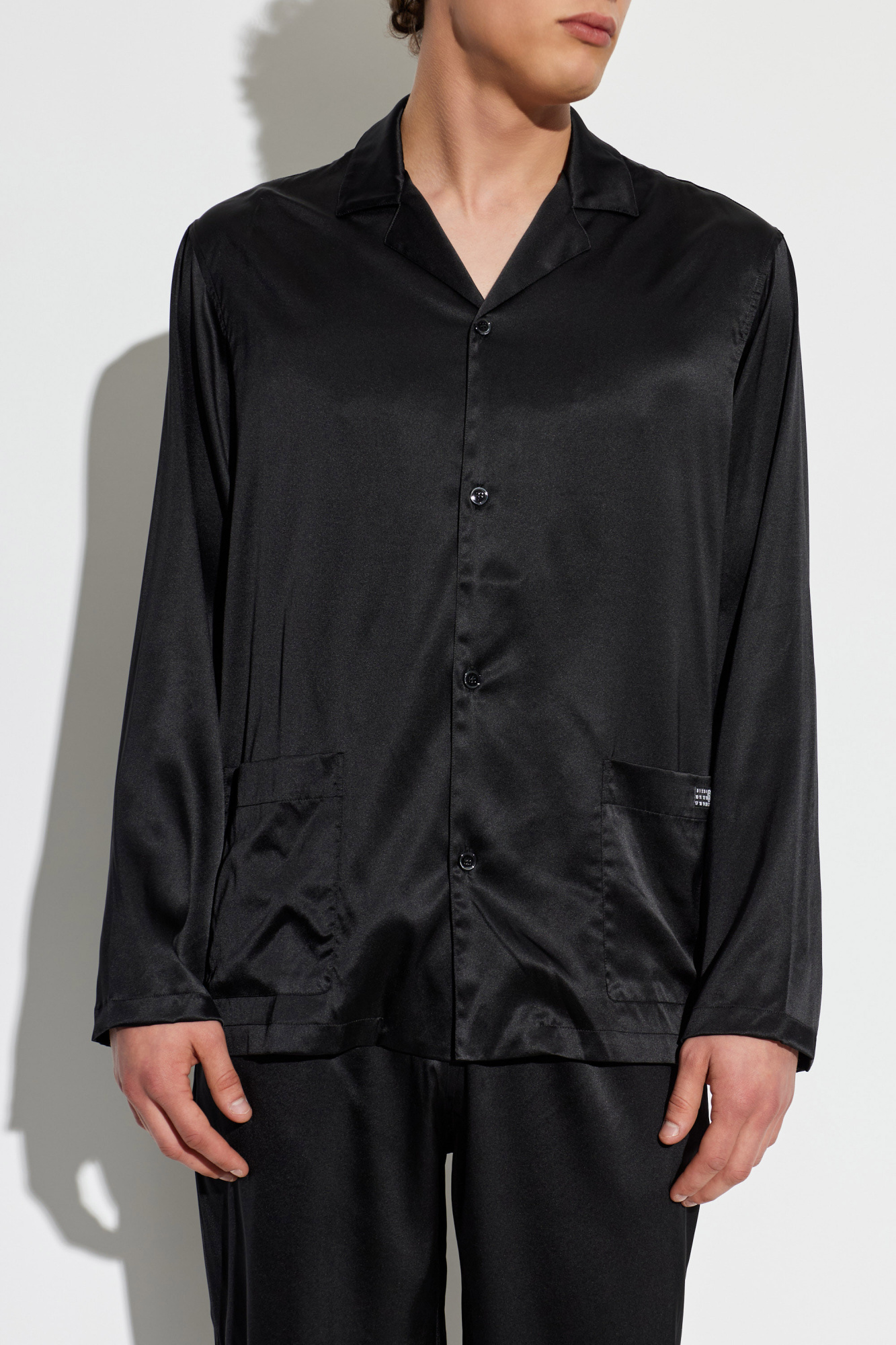 MM6 Maison Margiela Silk lingerie shirt | Men's | Vitkac